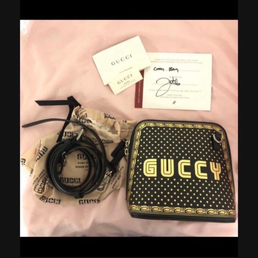 Authentic gucci moon & stars crossbody bag